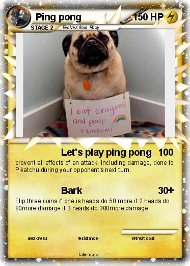 Pokemon Ping pong