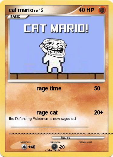 Pokemon cat mario