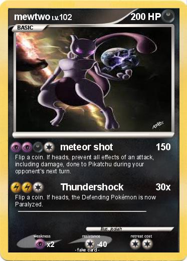 Pokemon mewtwo
