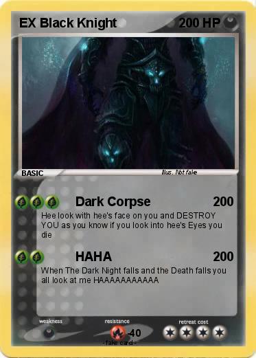 Pokemon EX Black Knight