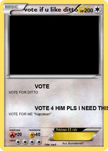 Pokemon vote if u like ditto