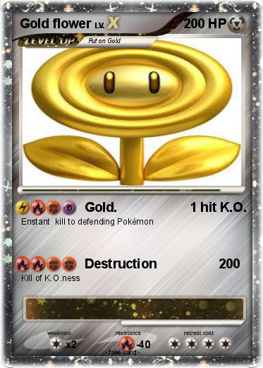 Pokemon Gold flower