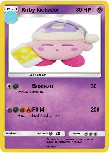 Pokemon Kirby luchador