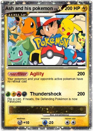 Pokemon Ash and his pokemon