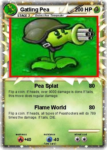 Pokemon Gatling Pea