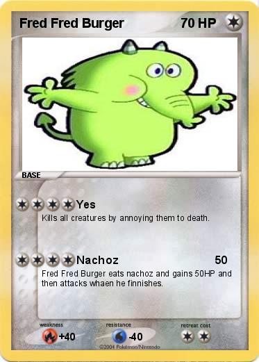 Pokemon Fred Fred Burger