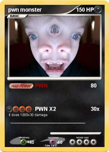 Pokemon pwn monster
