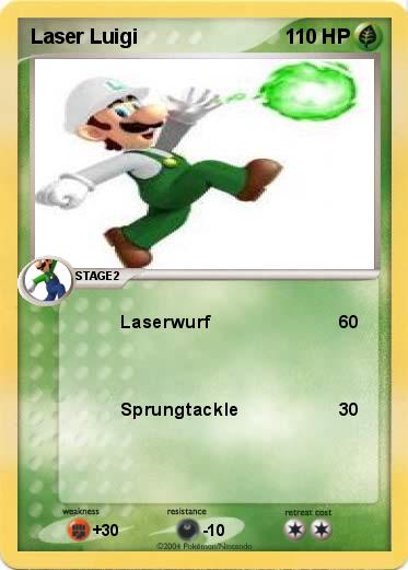 Pokemon Laser Luigi