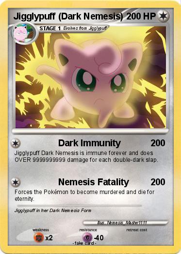 Pokemon Jigglypuff (Dark Nemesis)