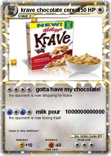Pokemon krave chocolate cereal