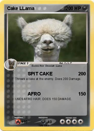 Pokemon Cake LLama