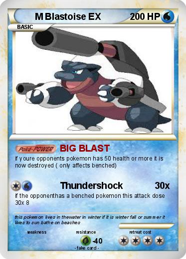 Pokemon M Blastoise EX