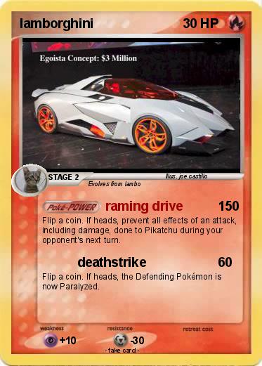 Pokemon lamborghini