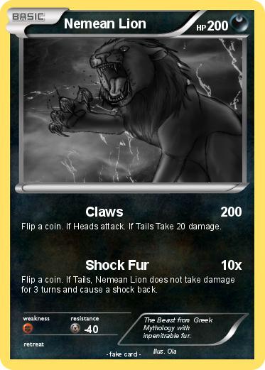 Pokemon Nemean Lion