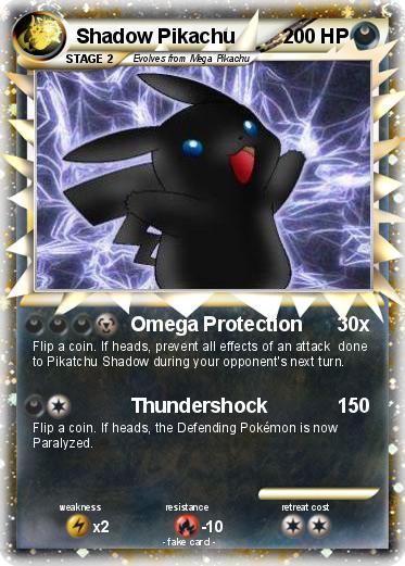 Pokemon Shadow Pikachu
