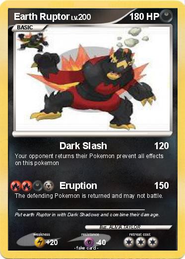 Pokemon Earth Ruptor