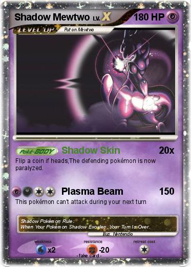 Pokemon Shadow Mewtwo