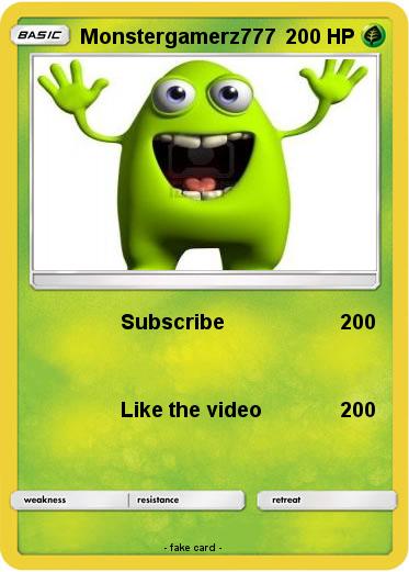 Pokemon Monstergamerz777