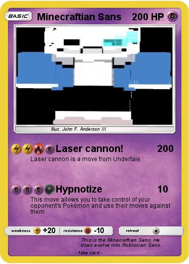 Pokemon Minecraftian Sans