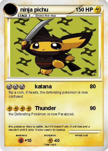 Pokemon ninja pichu