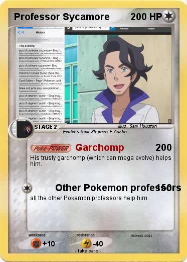 Pokemon Professor Sycamore