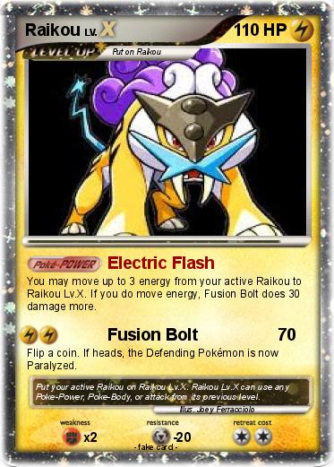 Pokemon Raikou