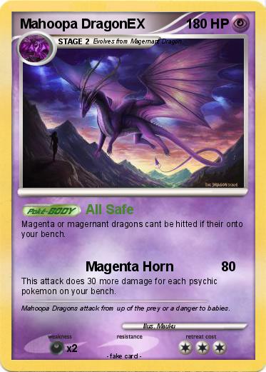 Pokemon Mahoopa DragonEX
