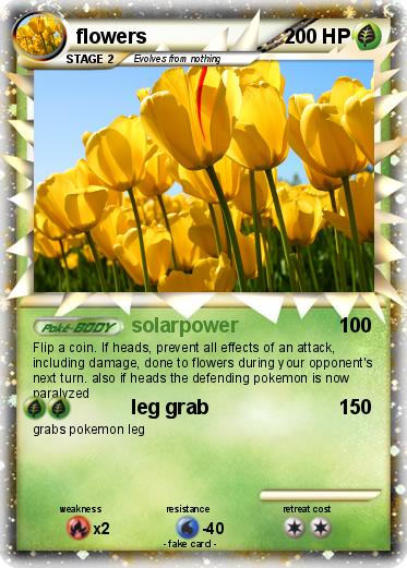 Pokemon flowers