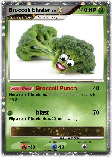 Pokemon Broccoli blaster