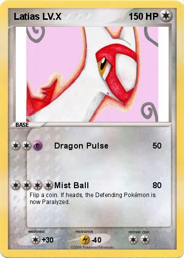 Pokemon Latias LV.X