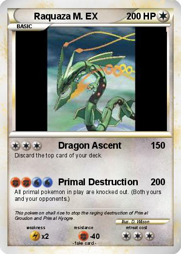 Pokemon Raquaza M. EX