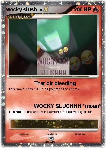 Pokemon wocky slush
