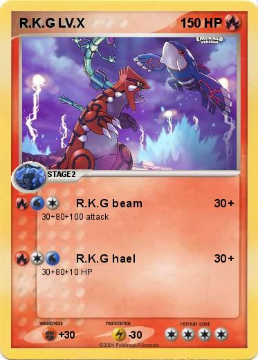Pokemon R.K.G LV.X