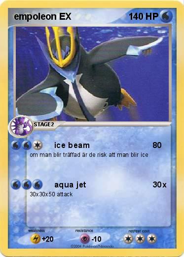 Pokemon empoleon EX