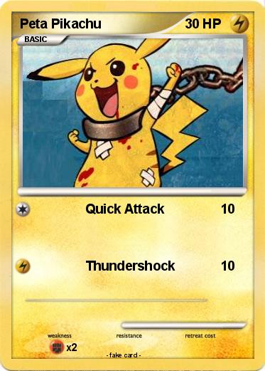 Pokemon Peta Pikachu
