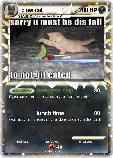 Pokemon claw cat