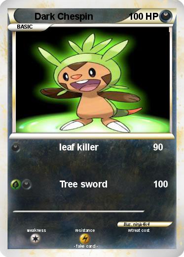 Pokemon Dark Chespin