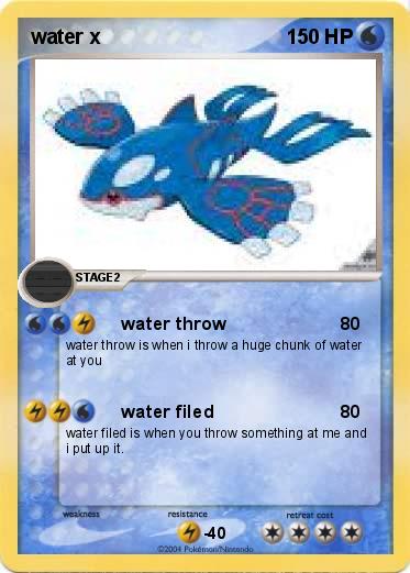 Pokemon water x