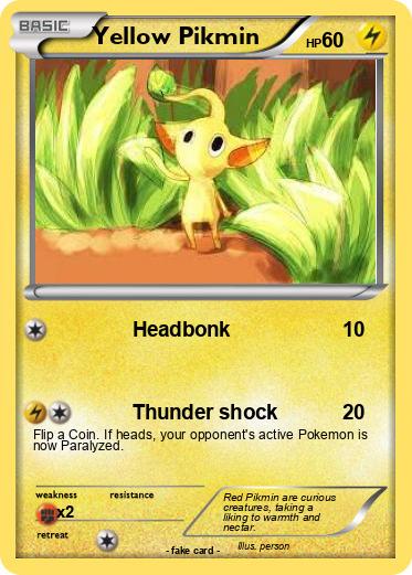 Pokemon Yellow Pikmin