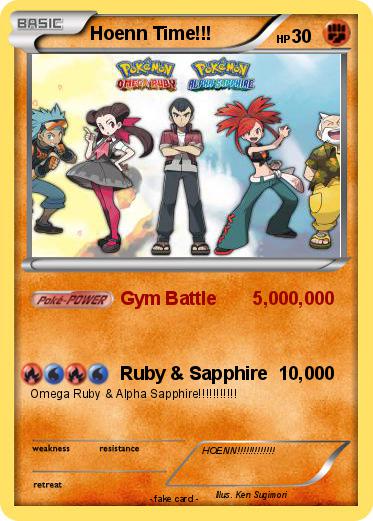 Pokemon Hoenn Time!!!