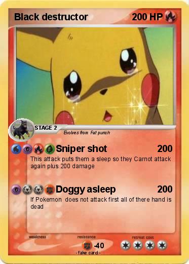 Pokemon Black destructor