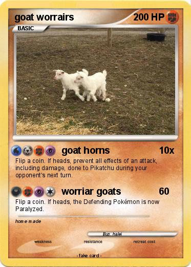 Pokemon goat worrairs