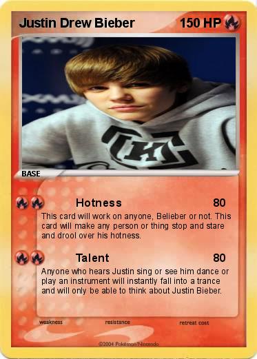 Pokemon Justin Drew Bieber