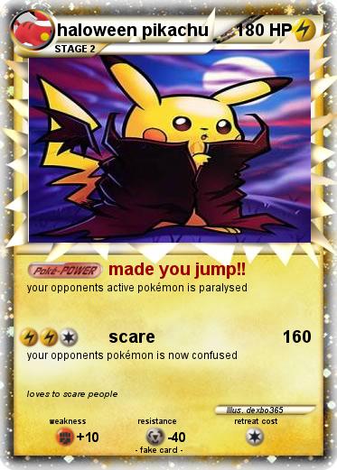 Pokemon haloween pikachu