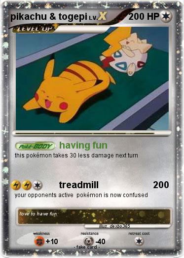 Pokemon pikachu & togepi