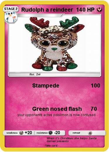Pokemon Rudolph a reindeer