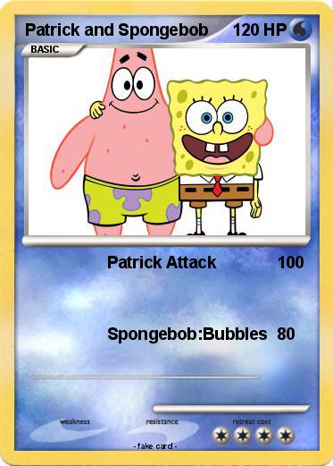 Pokemon Patrick and Spongebob