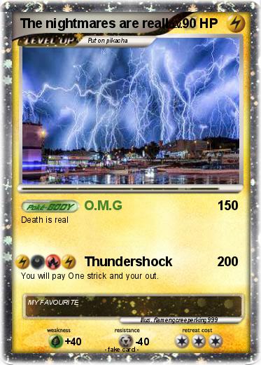 Pokemon The nightmares are reall