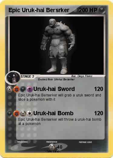 Pokemon Epic Uruk-hai Bersrker