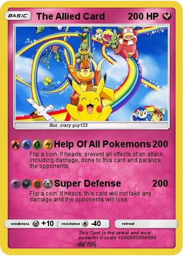 Pokemon The Allied Card